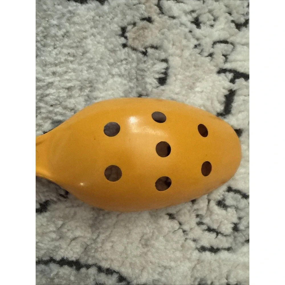 VTG Hutzler Nylon Slotted SPOON 700P Yellow Orange 11